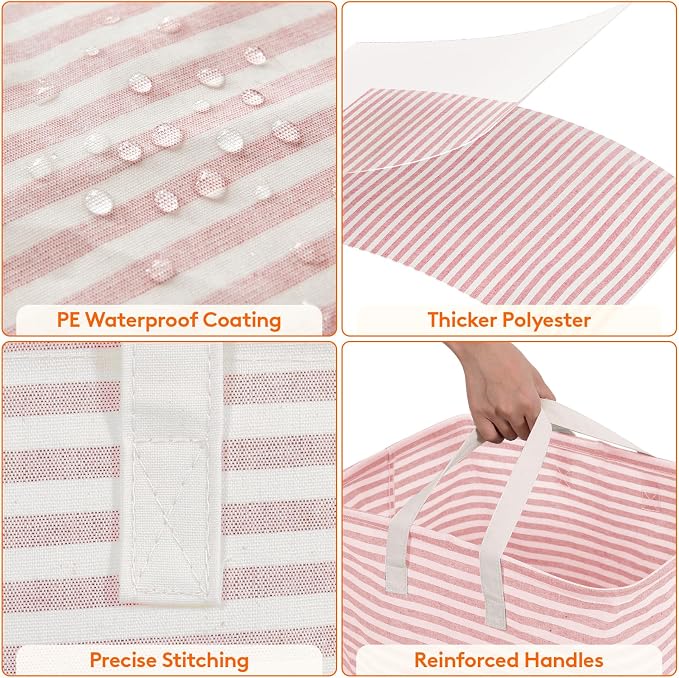 Lifewit 3 Pack Laundry Basket 80L Each, Collapsible Clothes Hamper - Image 6