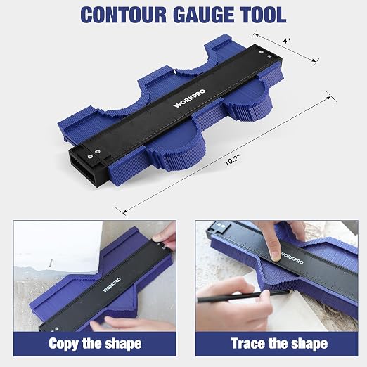 WORKPRO Laminate Flooring Installation Kit, Heavy Duty Pull Bar, Tapping Block - Image 4