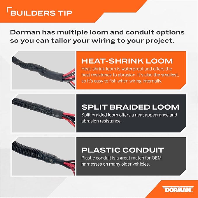 Dorman 86634 1/2 in. x 100 Ft. Black Flex Split Wire Conduit - Image 2