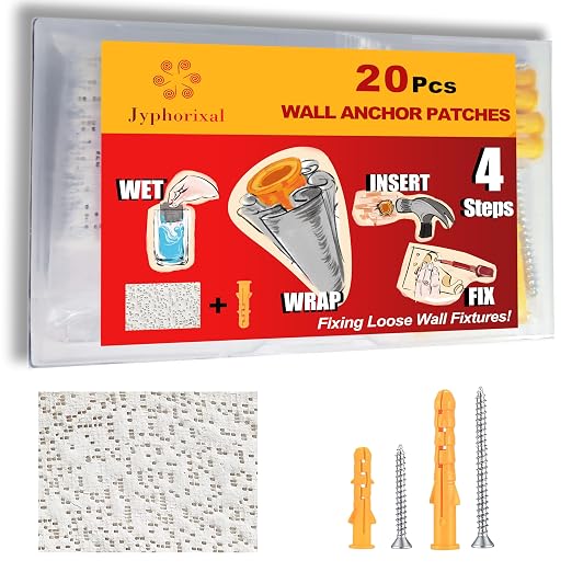 Drywall Anchor Repair Kit, Loose Wall Anchor Fix Patches, Only Wet Can Fix Wall by Borntobeprofessional