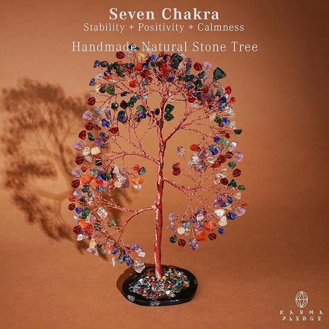 7 Chakra Crystal Tree of Life Birthday Gifts - Image 2
