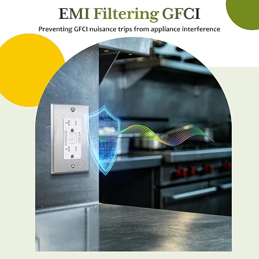 TG GFCI Outlet 20 Amp, Electrical Tamper-Resistant Receptacle, Self-Test | - Image 9