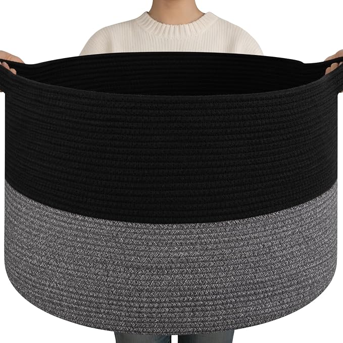 OIAHOMY 90L XXXLarge Blanket Basket by MasterofSpaceOptimization