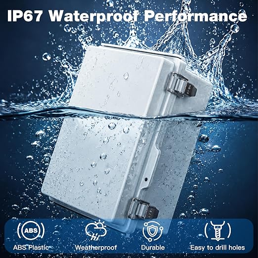 Junction Box Outdoor Waterproof Electrical Boxes IP67 Plastic Enclosure | - Image 2