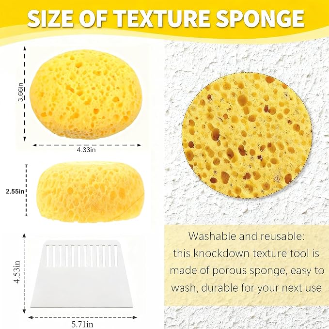 7-Piece Knockdown Texture Sponge Kit - Image 2