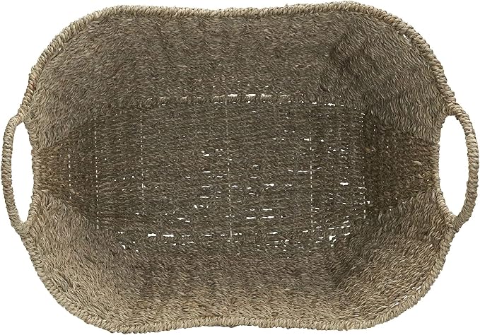 Household Essentials Brown Wicker Storage Basket - Image 5