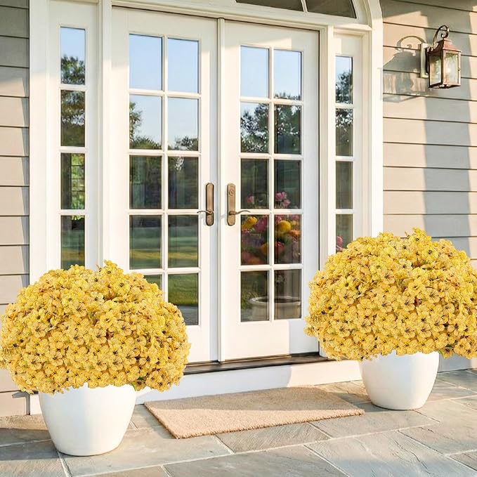 22 Bundles Artificial Flowers Outdoor, Faux Flowers UV Resistant - Image 7