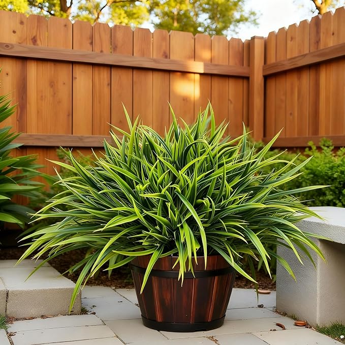 12 Bundles Artificial Greenery Outdoor Shrubs Faux Plants Fake Grasses | UV by Unknown
