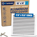 16x14 Aluminum Wall Ceiling Air Return Vent Cover HVAC Rustproof Grille by ACLAMINAIRE