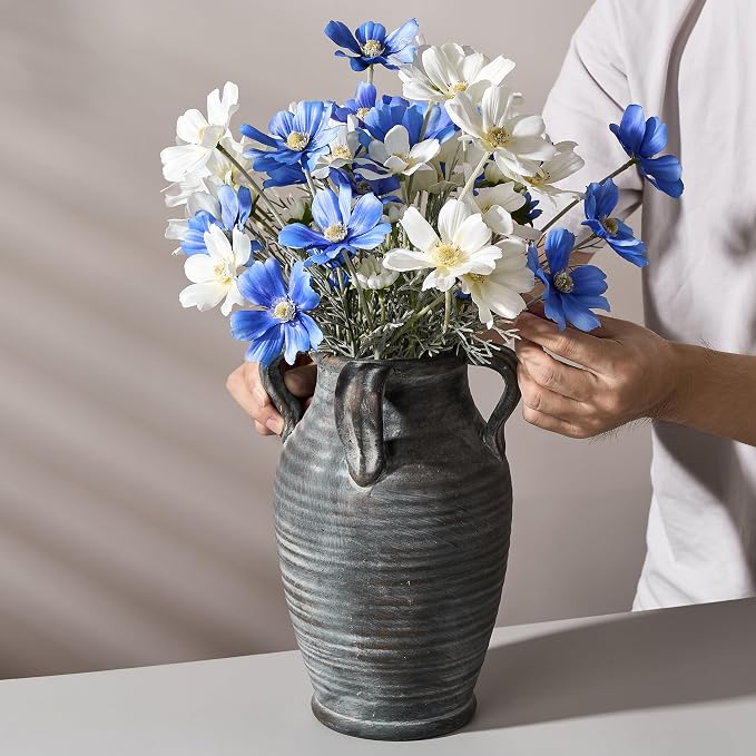 Emotionally Grounded Vase, Vaseking Large Ceramic Rustic Vase - Image 7