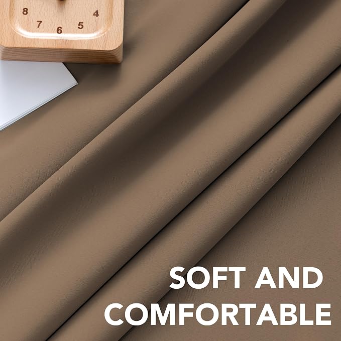 H.VERSAILTEX Blackout Curtains Thermal Insulated Window Treatment Panels Room - Image 6