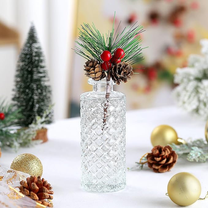 Glass Bud Vase 15 Pcs for Centerpieces Wedding, Home Decor, Bud Vases in Bulk - Image 3