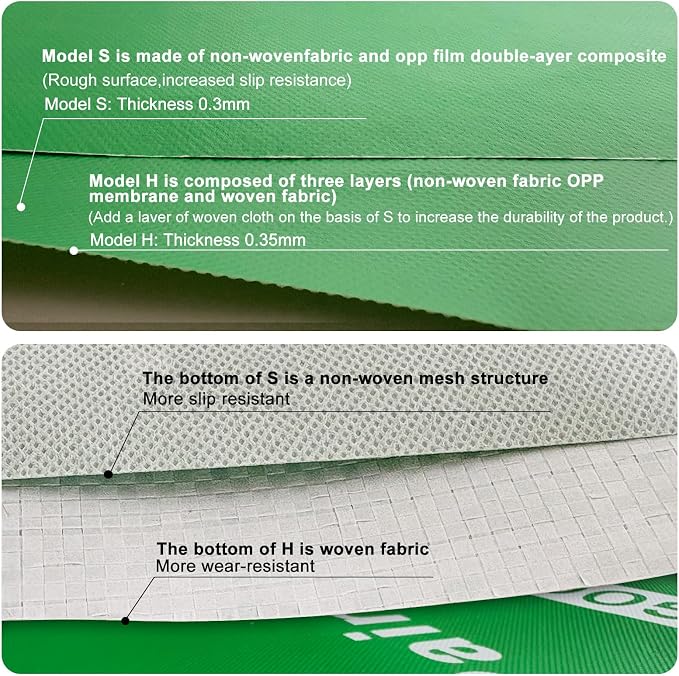 Carpet Floor Protection Film Heavy-Duty Temporary Painter Plastic Drop Cloth - Image 5