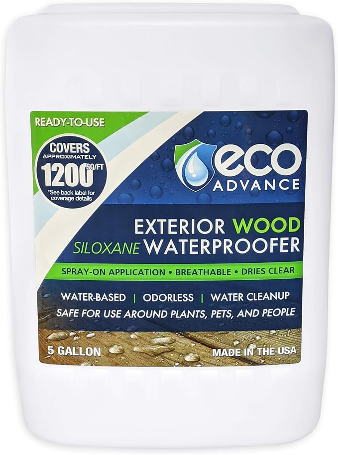 Exterior Wood Siloxane Odorless Spray-On Application Waterproofer Water - Image 2
