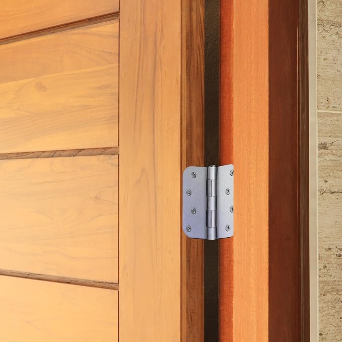 Design House Interior Door Hinge, Brushed Chrome | 5/8" Radius, Traditional - Image 10