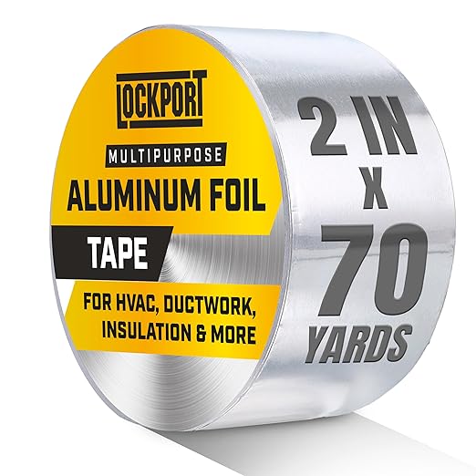 Lockport Aluminum Foil Tape 2 in x 70 Yards by Lockport