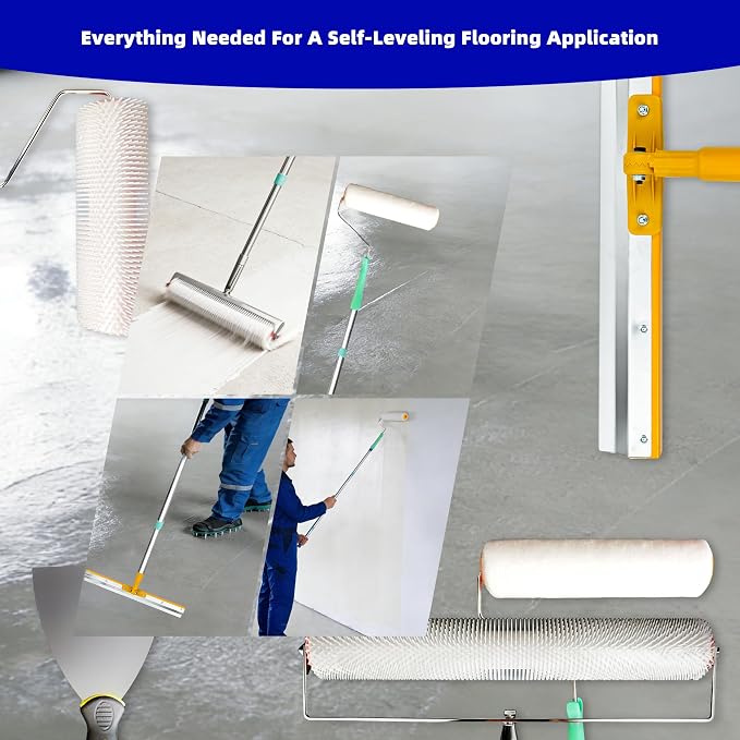 Spiked Roller for Self Leveling, Epoxy Roller Kit - Image 7