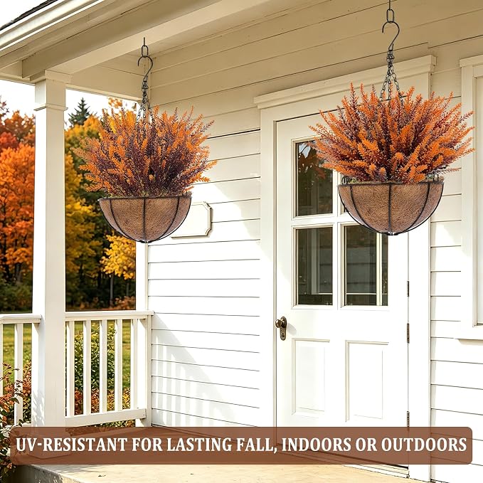 TURNMEON 10 Bundles Artificial Fall Flowers - Image 5