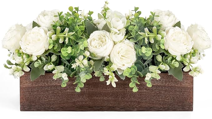 Dahey Artificial Flowers Farmhouse Centerpieces by Dahey