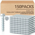 Tandefio 150 Pack 5/16 x 2 Concrete Anchors and Screw Kits Galvanized | Large by Tandefio