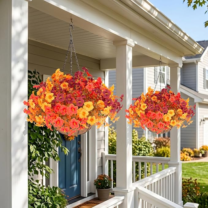 Daynight 2 Set Artificial Outdoor Fall Flowers - Image 8