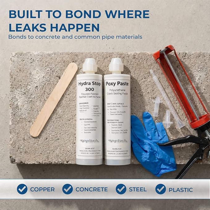Pipe Penetration Leak Repair Foam Kit, Gaps Up to 1in | Expanding Compound - Image 5