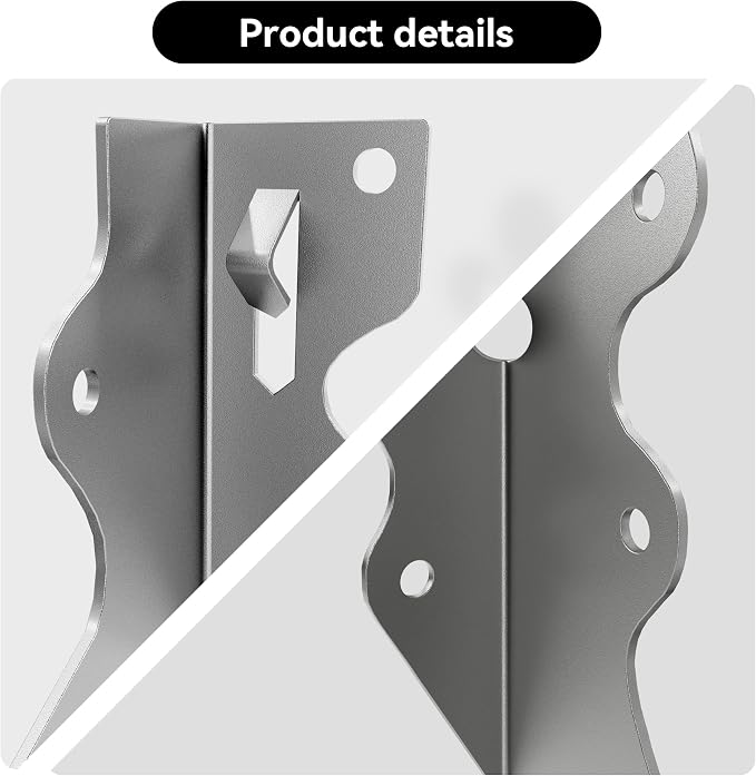 50 Pcs LU24 2X4 Joist Hanger Tie Brackets 18 Gauge Galvanizing Face Mount Joist - Image 6