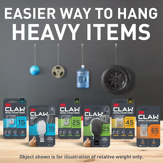 3M CLAW 15 lb. Drywall Picture Hanger - Image 11