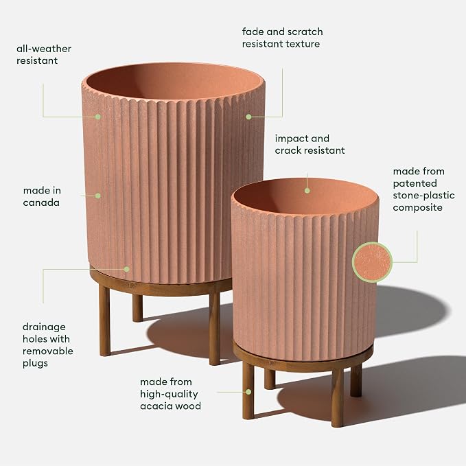 Veradek Demi Series Raised Duo Planters - Image 2