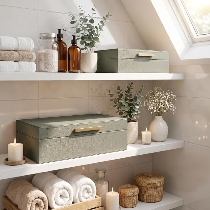 Decorative Storage Boxes with Lids - Image 9