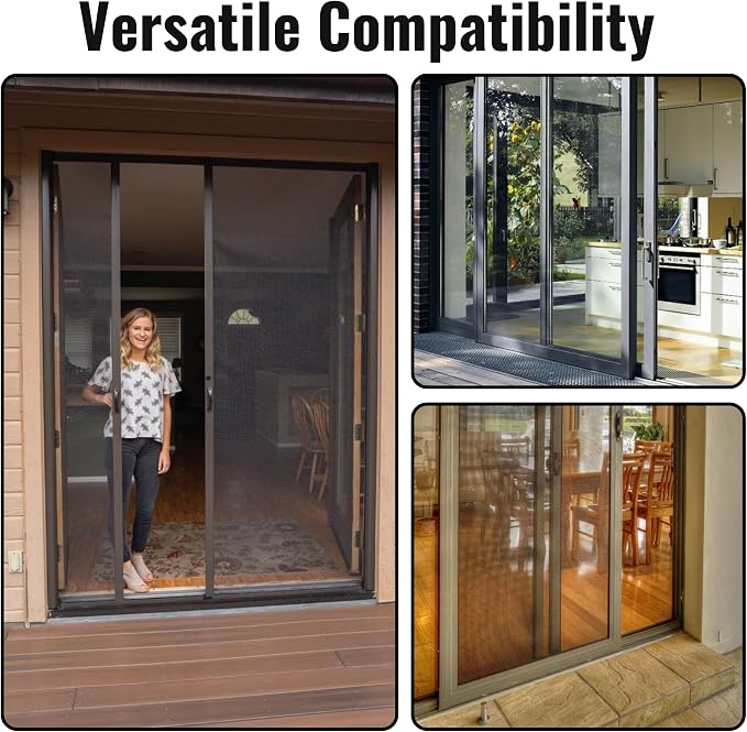 72 Inch Aluminum Sliding Screen Door Track - Image 4