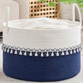 KAKAMAY Large Blanket Basket by KAKAMAY