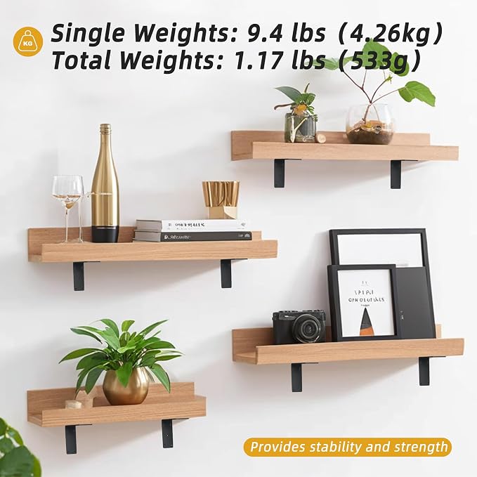 8-Pack 6" x 6" x 2⅜" L Right Angle Bracket, Heavy Duty Corner Bracket | - Image 4
