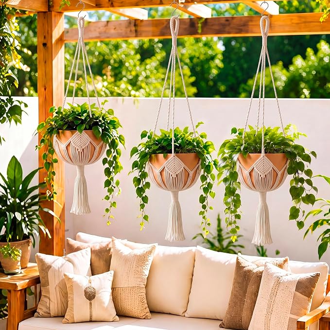 Shappy Boho Macrame Plant Hanger - Image 6