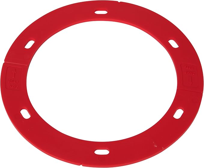 Oatey 43413 Set-Rite Red Toilet Flange Spacer, 1/8 in. by Oatey
