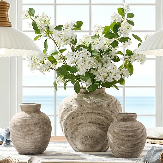 Vanselia Ceramic Flower Vase Home Decor - Image 5