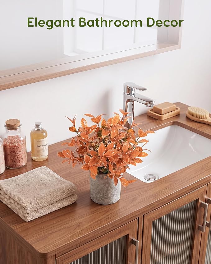 Velener Small Fake Eucalyptus Plant Artificial Potted Plants Indoor - Image 7