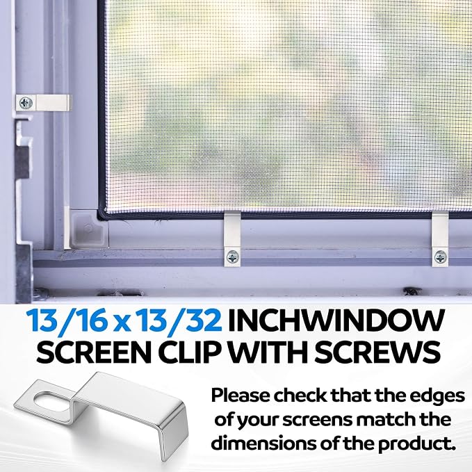 Zonon 24 Pcs Window Screen Clips - Image 4