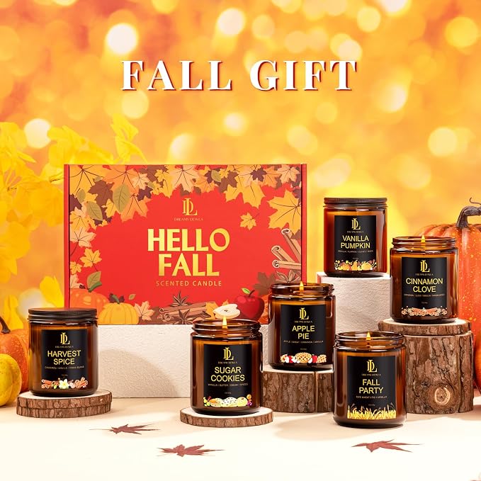 DL DREAMY DEWLA Fall Candles Set - Image 3
