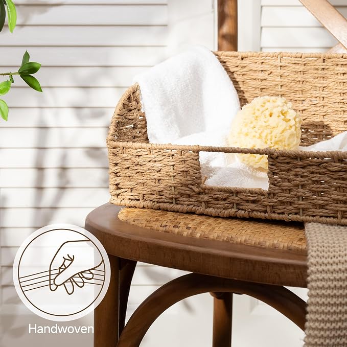 StorageWorks Pantry Baskets for Organizing, Wicker Basket for Storage, Pantry - Image 4