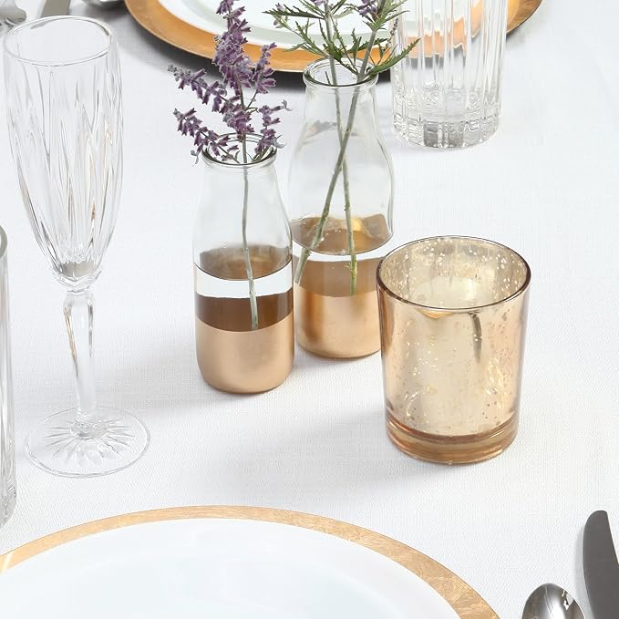Hosley Set of 6 Glass Flower Vases - Image 4