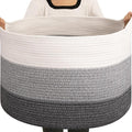 OIAHOMY 105L Extra Large Blanket Basket by MasterofSpaceOptimization