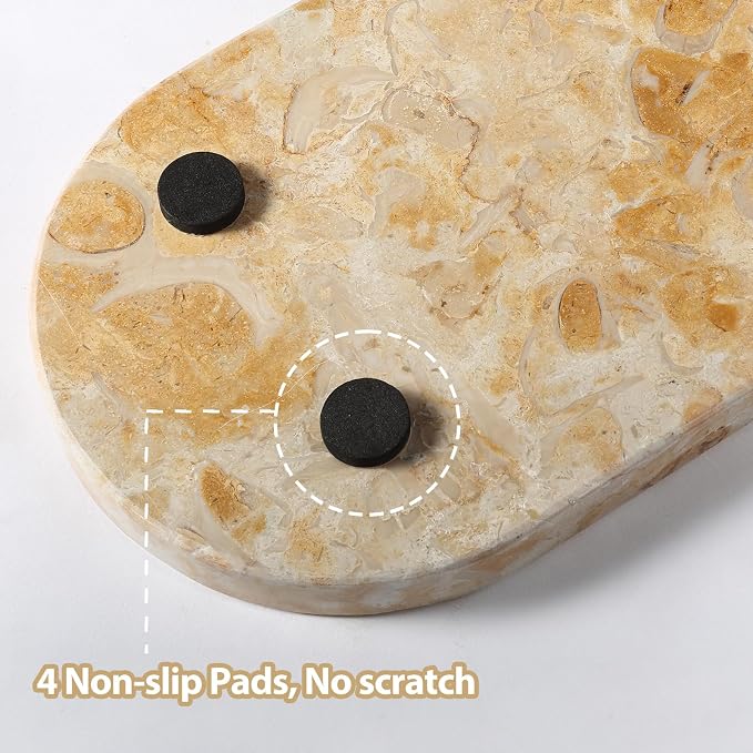 Egypt Natural Marble Tray, Catchall Tray - Image 4