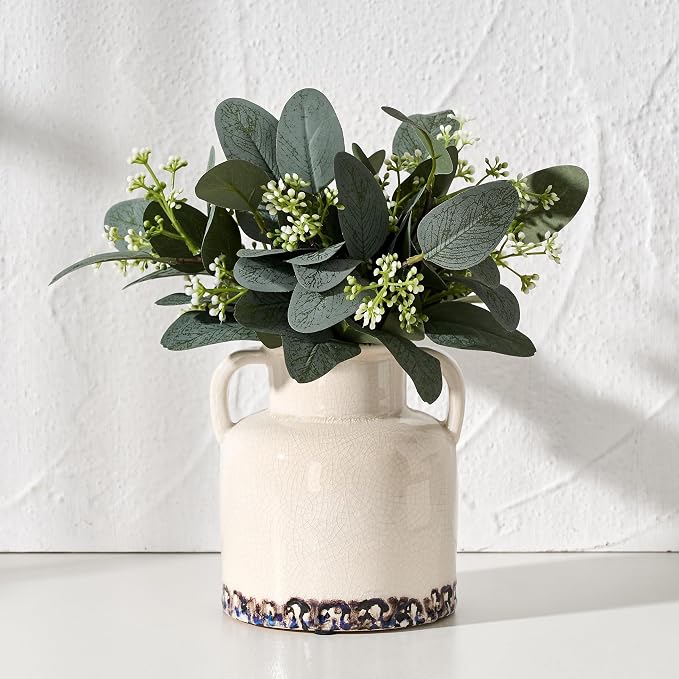 Emotionally Grounded Vase, Vaseking Ceramic Rustic Vase by Vaseking
