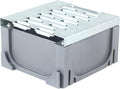 URA WATER - Four-Way Connector for Gray Plastic Drain by URAWATER
