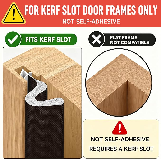 Litaibai 40 ft Kerf Weather Stripping Door Seal - Image 2