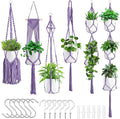 SFENNGPET Macrame Plant Hangers, handmade macromay plant hangers, indoor flower by SFENNGPET