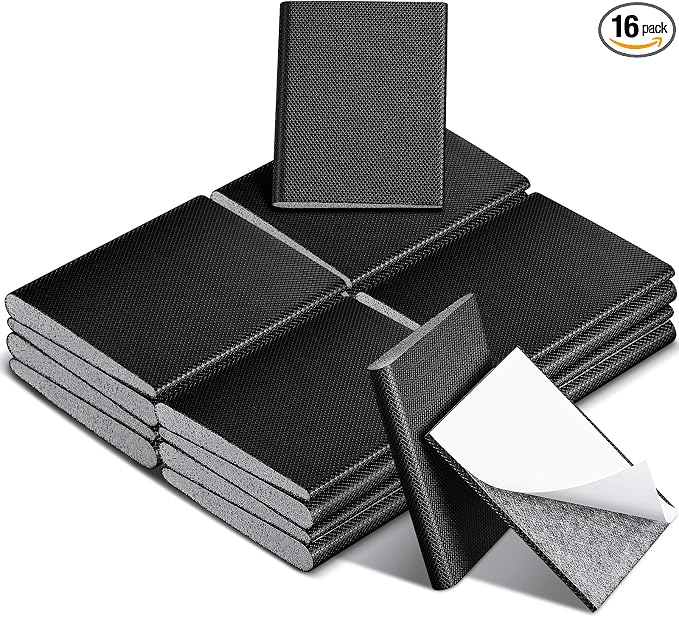 Zonon 16 Pieces Door Corner Seal Pads Adhesive Weatherstripping, Weather by Zonon