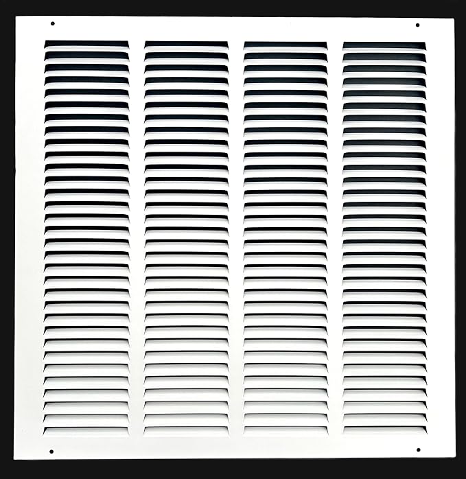 Fits 16x16 Duct Opening Stamped Steel Return Air Grille Vent Cover Grille by KumpelAire