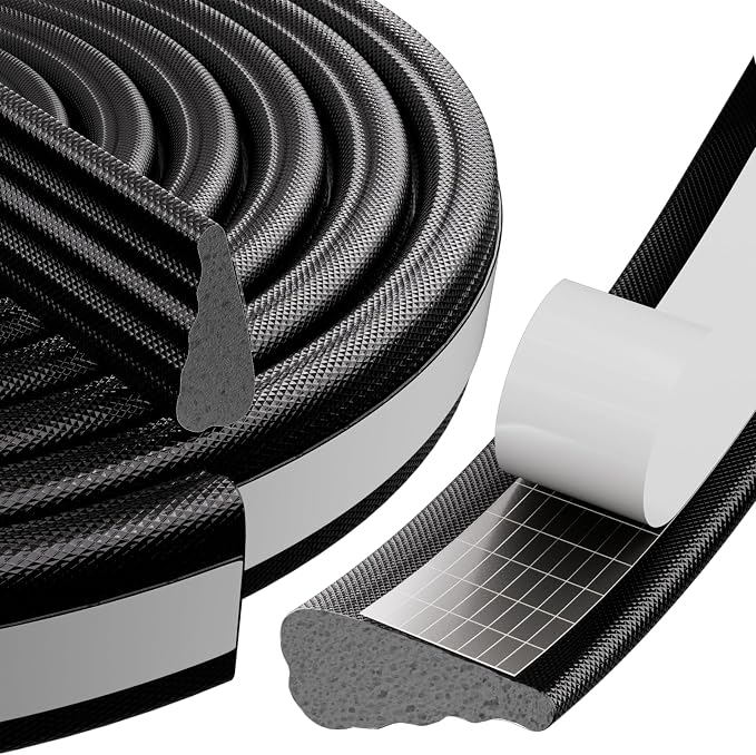 196" Wedge Weather Stripping Door Seal Strip by MUSRCYIO